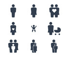 Happy Family Icons