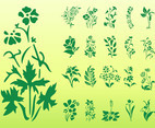 Flowers Silhouettes Graphics