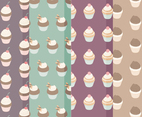 Vector Cupcake Pattern