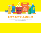 Wet Floor Illustration Template