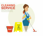 Wet Floor Illustration