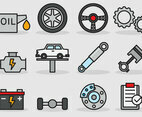 Cute Car Service Icon