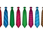 Set Of Cravat Vector