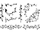 Liana Black and White Vector