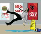 Free Wet Floor Illustration
