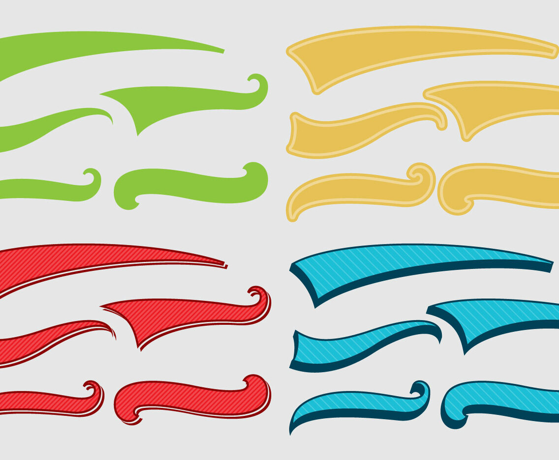 Colorful Swishes
