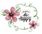 Free Flowers Watercolor Vector