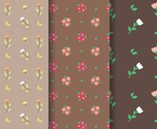 Tulip and Daisy Pattern Vector