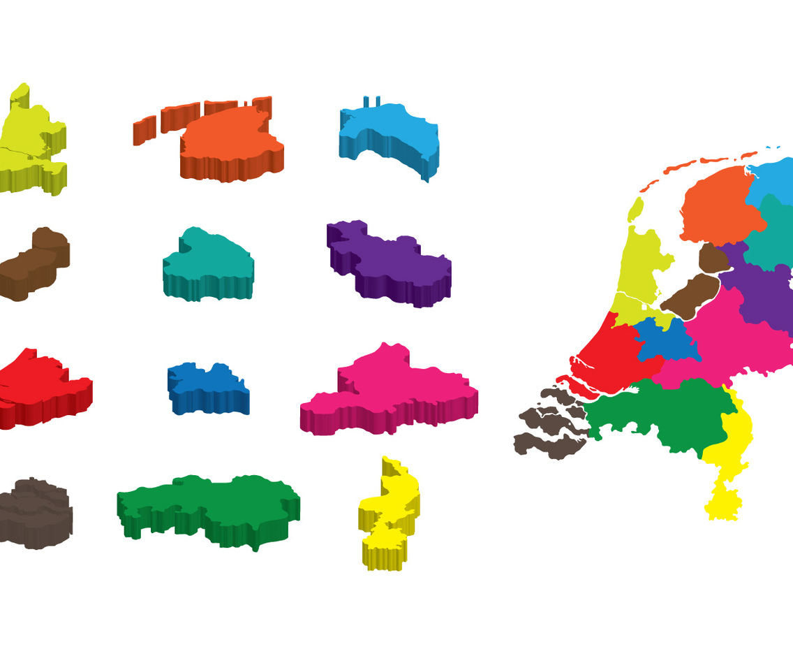3D Netherland Map
