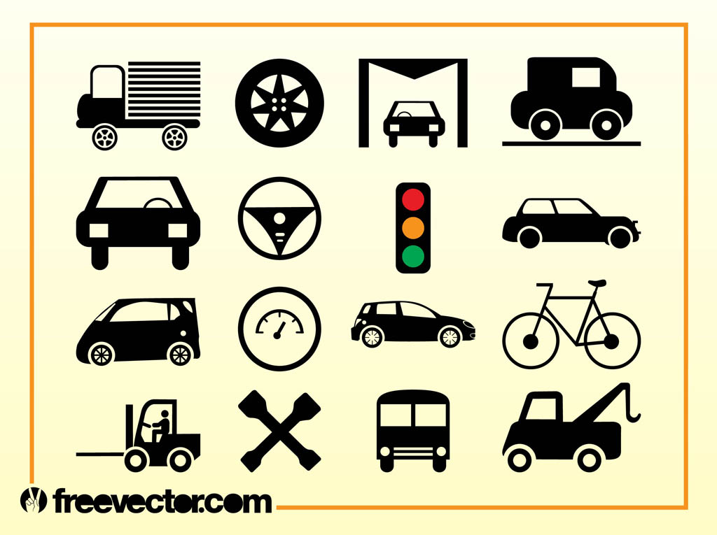 Transport Icons Vector