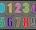 Laser Cut Numbers