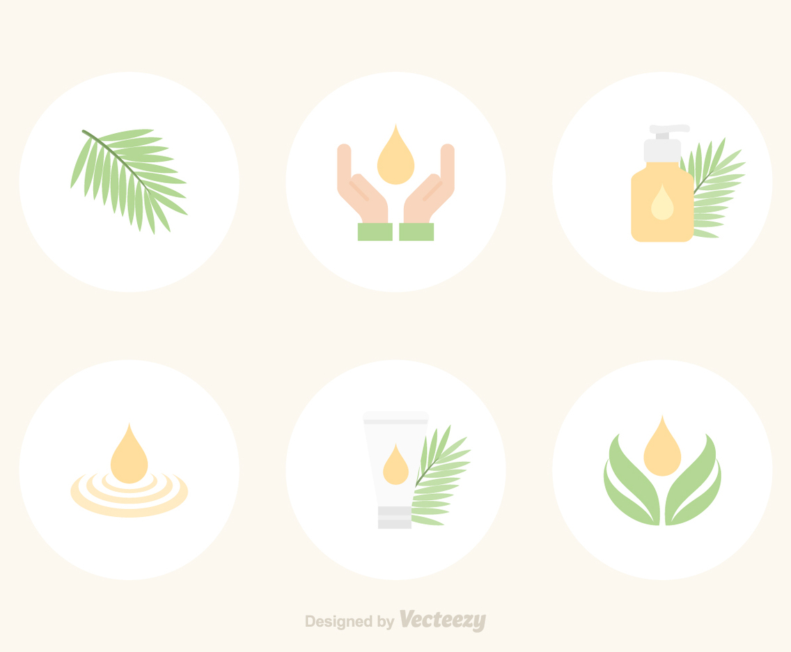 Free Palm Oil Vector Icons