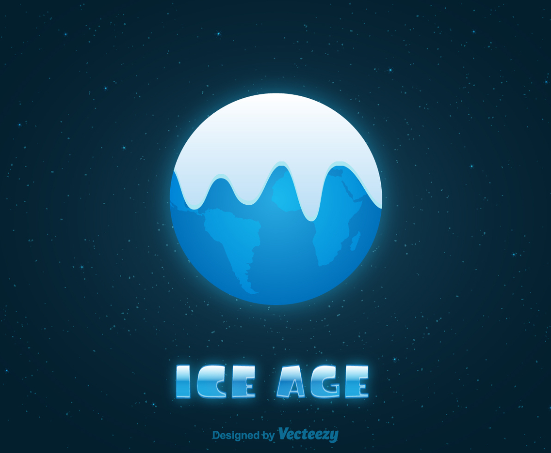 Free Ice Age Earth Vector Illustration
