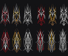 Pinstripe Vinyl Ready Vector Art