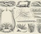 Pinstripe Ornamental Drawings