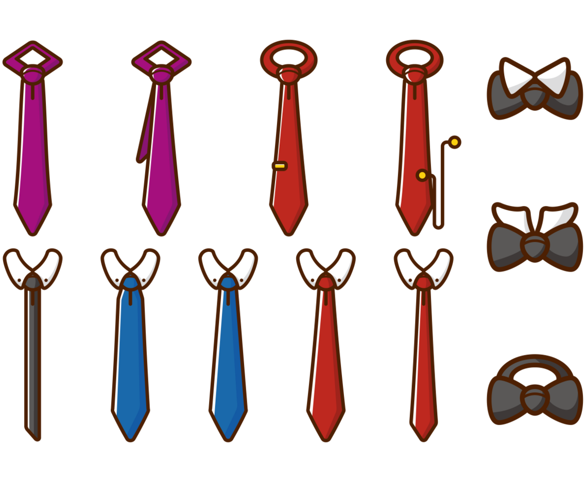 Cravat Vector icons