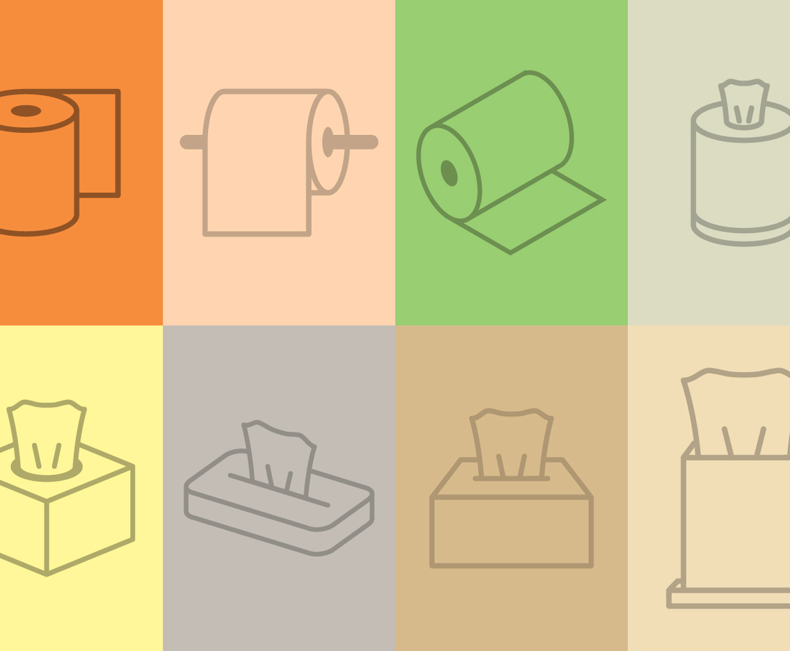 Tissue Icon set