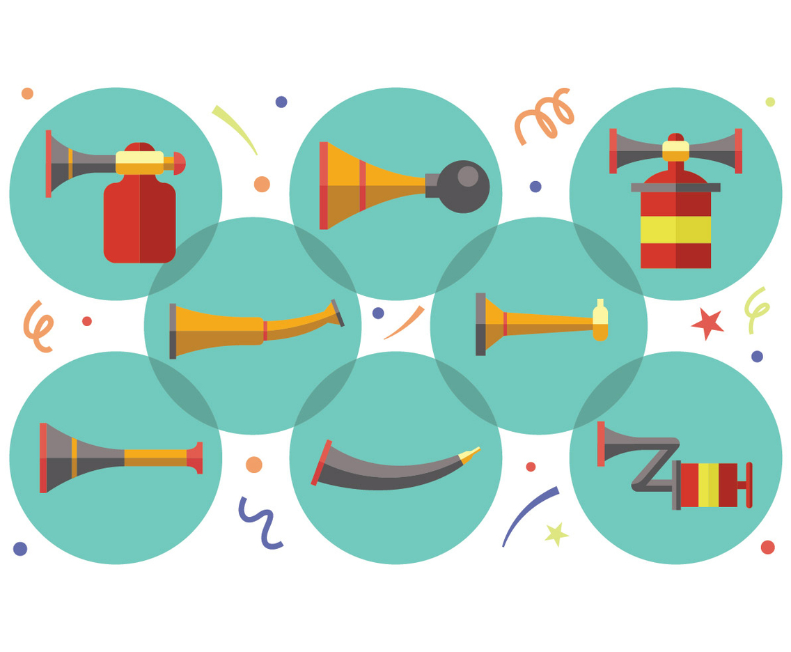 Vuvuzela Icons