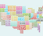 USA Word Map