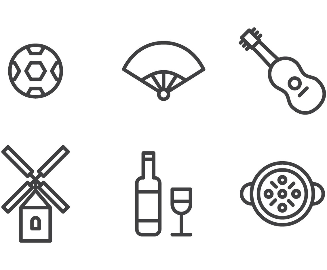 Spanish Icon Set