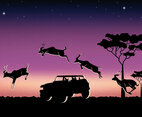 Jumping Kudu