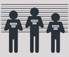 Mugshot with Human Shapes