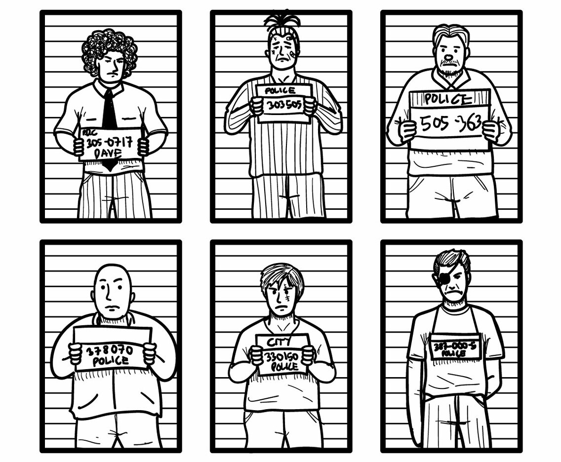Mugshot Vector