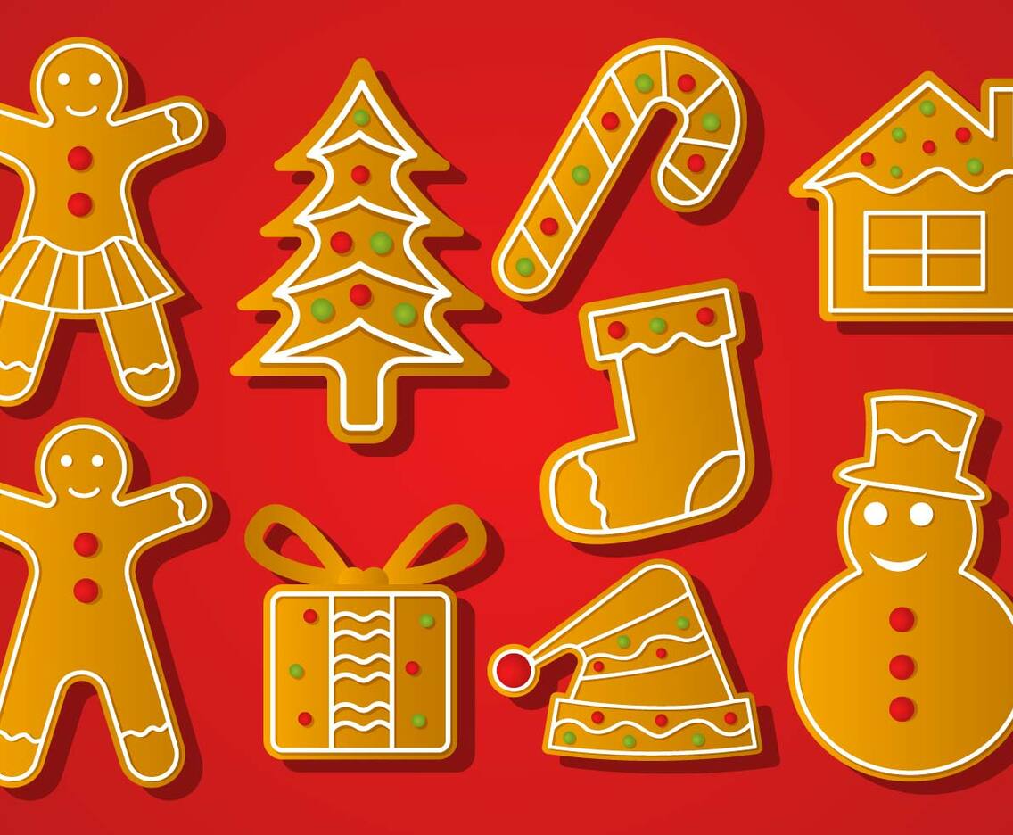 Free Christmas Lebkuchen Vector