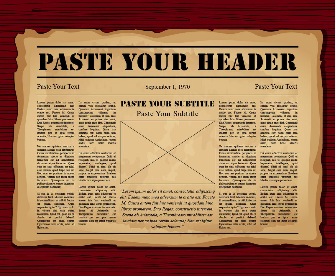 Old Newspaper