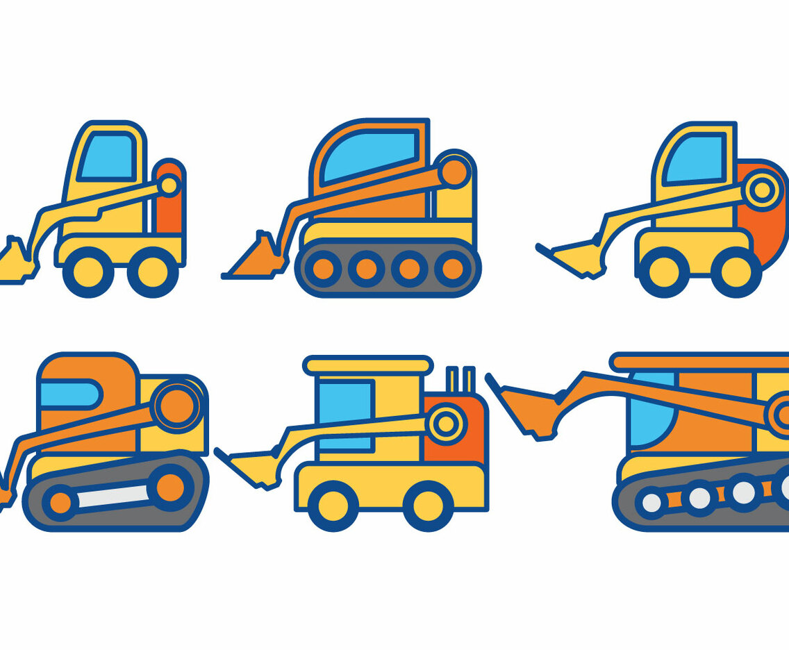 Skid Steer Vector