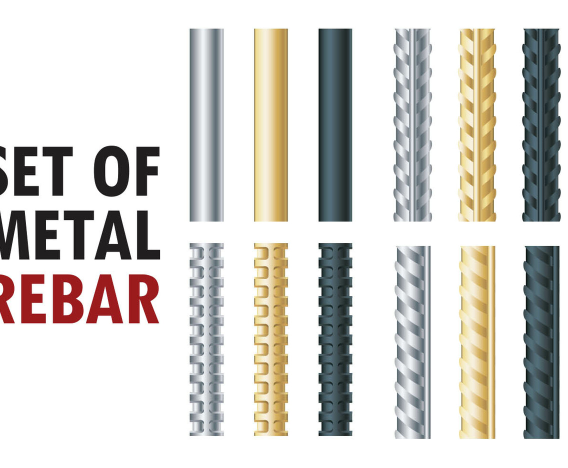 Set Of Composite Rebars Vector Art & Graphics | freevector.com