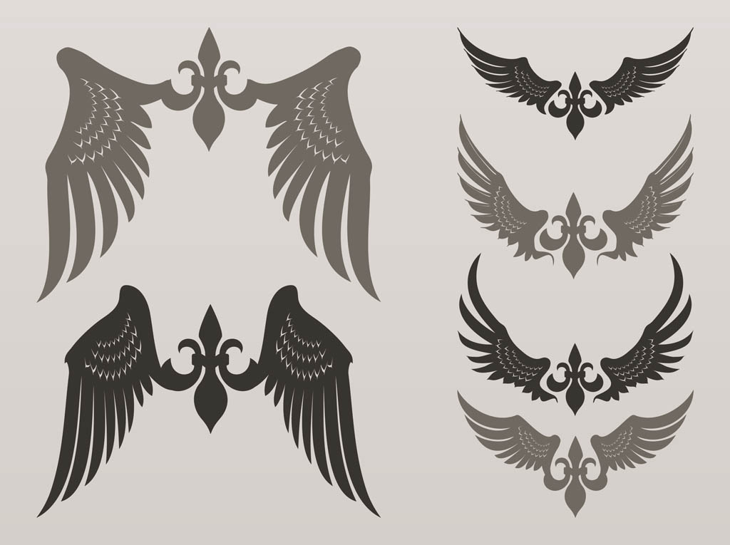 Heraldic Vector Wings