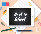 Tech Flat Education Vector Illustration