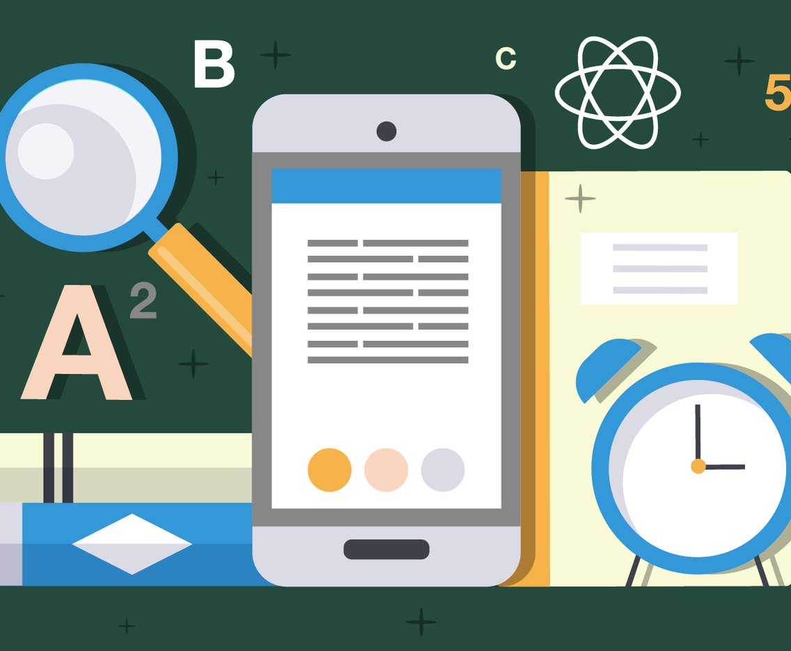 Free Flat Science and Tech Vector Illustration