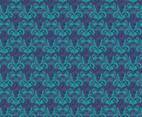 Cobalt Vector Western Flourish Pattern