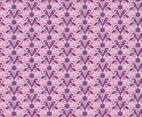 Pink Vector Western Flourish Pattern