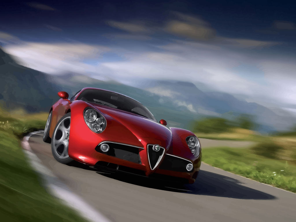 Fast Alfa Romeo Spider