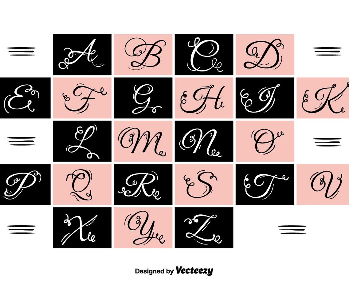 Letters Vector