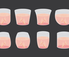 Effervescent Symbols In Glass