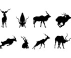 KUDU SILHOUETTE VECTOR