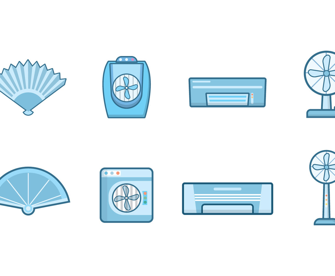 Free Air Cooler Vector