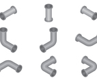 Water Pipe Rebar Vectors