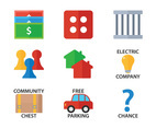 Monopoly Flat Icon