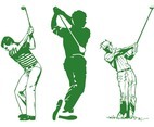 Golfers Vector