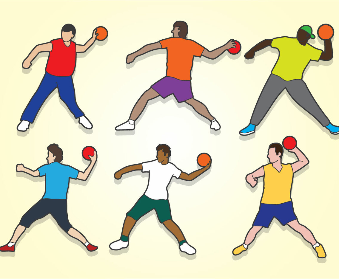 Dodge Ball Vector