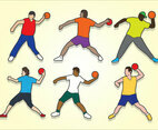 Dodge Ball Vector