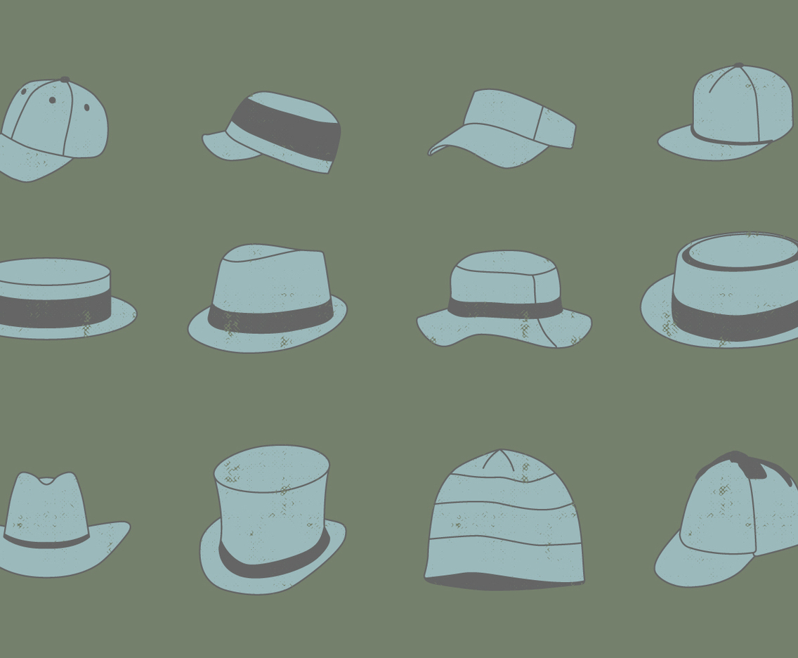Vintage Headwear Set