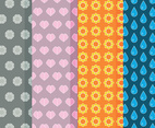 Vector Pokemon Badges Patterns