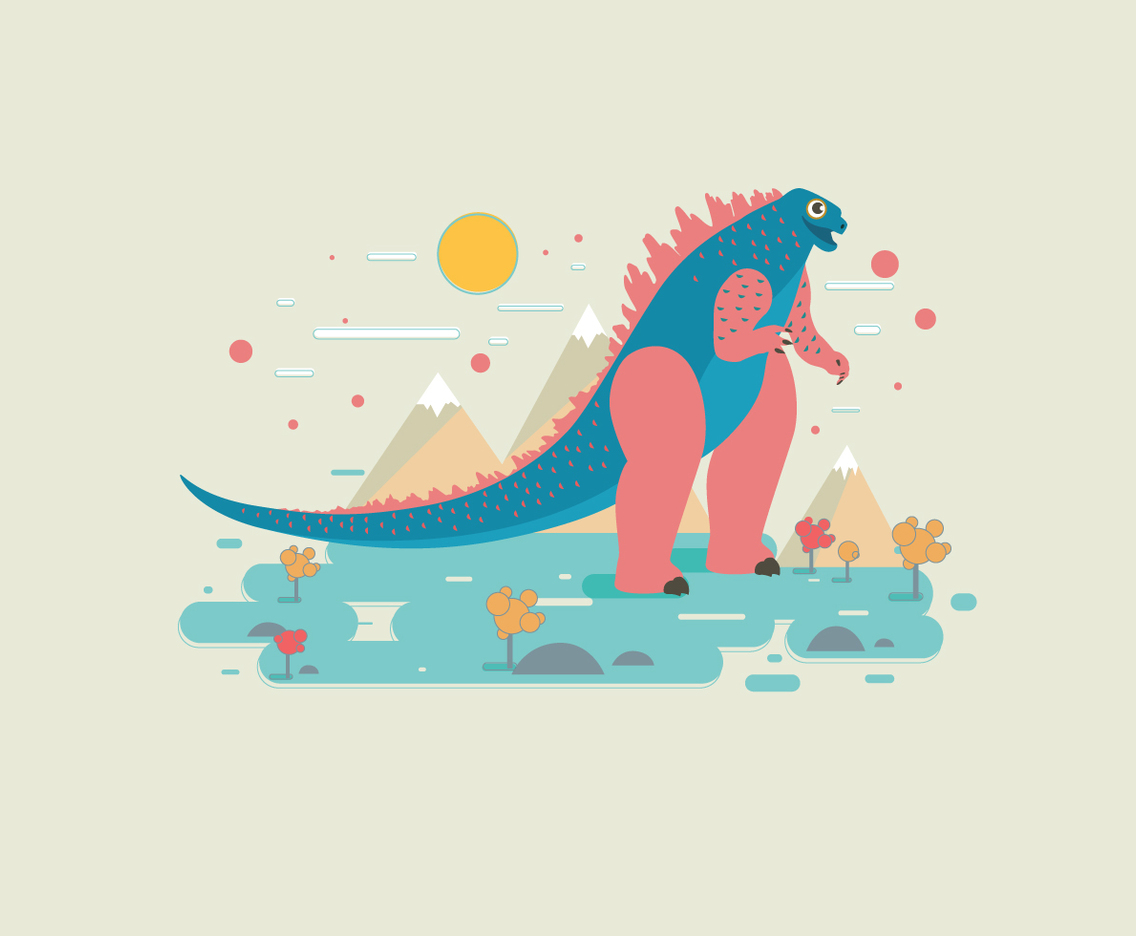 Gozilla Vector