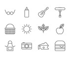 Picnic Line Icon